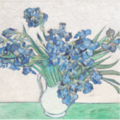 Vincent Van Gogh. Irises. Impressionisme floraal Sticker (Voorkant)