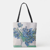 Vincent Van Gogh. Irises. Impressionisme floraal Tote Bag (Achterkant)
