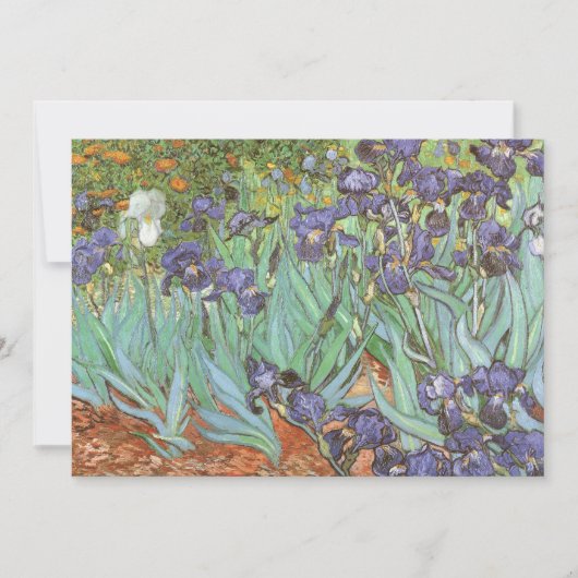 Vincent van Gogh - Irises Kaart (Voorkant)