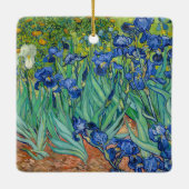 Vincent Van Gogh - Irises Keramisch Ornament (Achterkant)