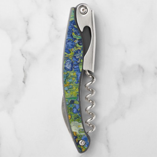 Vincent Van Gogh - Irises Kurkentrekker (Achterkant)