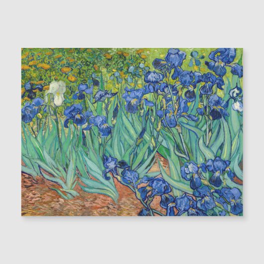 Vincent Van Gogh - Irises Magnetic Kaart (Voorkant)