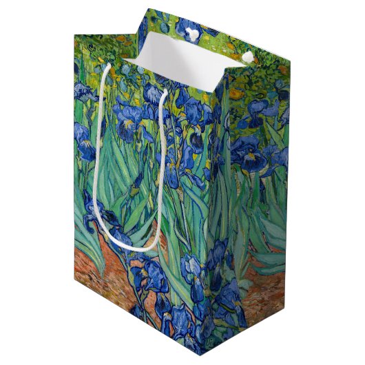 Vincent Van Gogh - Irises Medium Cadeauzakje (Voorkant Gekanteld)