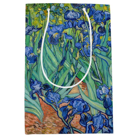 Vincent Van Gogh - Irises Medium Cadeauzakje (Voorkant)