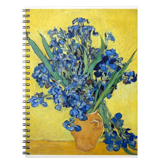 Vincent van Gogh Irises Notitieboek (Voorkant)