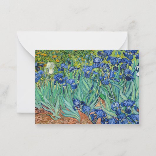 Vincent Van Gogh - Irises Notitiekaartje (Voorkant)