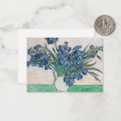 Vincent van Gogh - Irises Notitiekaartje (Voorkant / Achterkant in situ)