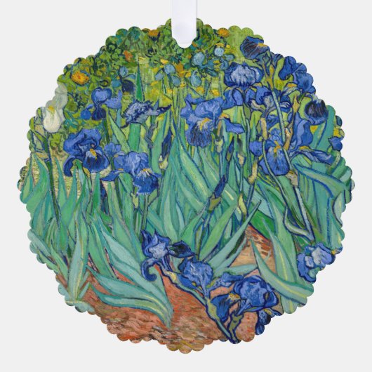 Vincent Van Gogh - Irises Ornament Kaart (Voorkant)