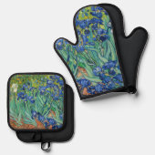 Vincent Van Gogh - Irises Ovenwant & Pannenlap Set (Voorkant / Achterkant)