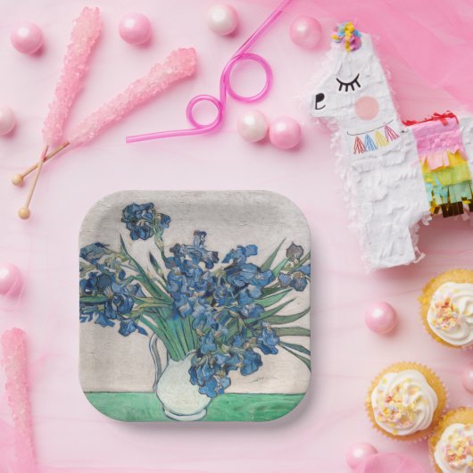 Vincent van Gogh - Irises Papieren Bordje (Feest)