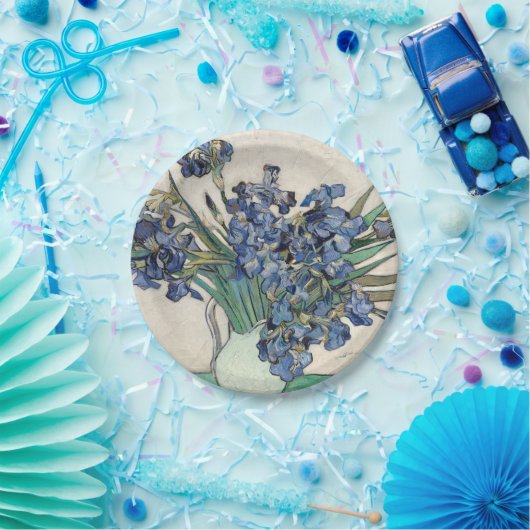 Vincent Van Gogh - Irises Papieren Bordje (Feest)