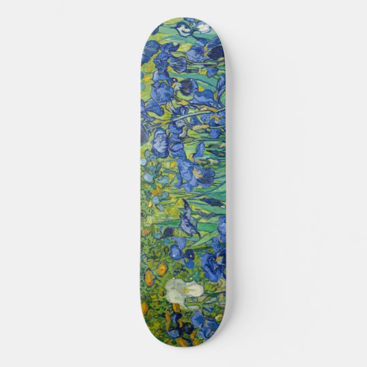 Vincent Van Gogh - Irises Persoonlijk Skateboard (Voorkant)