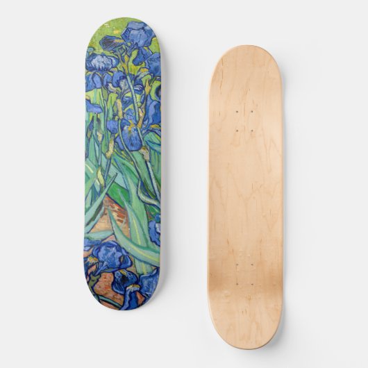 Vincent Van Gogh - Irises Persoonlijk Skateboard (Voorkant)