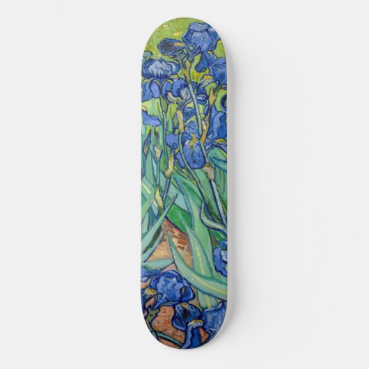 Vincent Van Gogh - Irises Persoonlijk Skateboard (Voorkant)