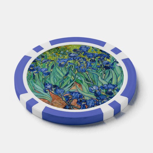 Vincent Van Gogh - Irises Poker Chips (Enkel)