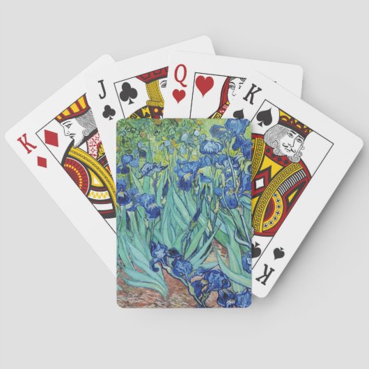 Vincent van Gogh Irises Pokerkaarten (Achterkant)