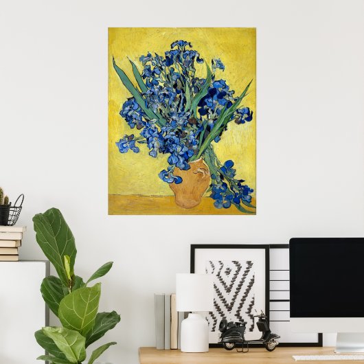 Vincent van Gogh Irises Poster (Thuiskantoor)