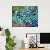 Vincent van Gogh, Irises. Poster (Thuiskantoor)