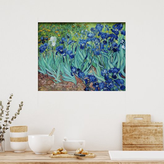 Vincent van Gogh, Irises. Poster (Keuken)