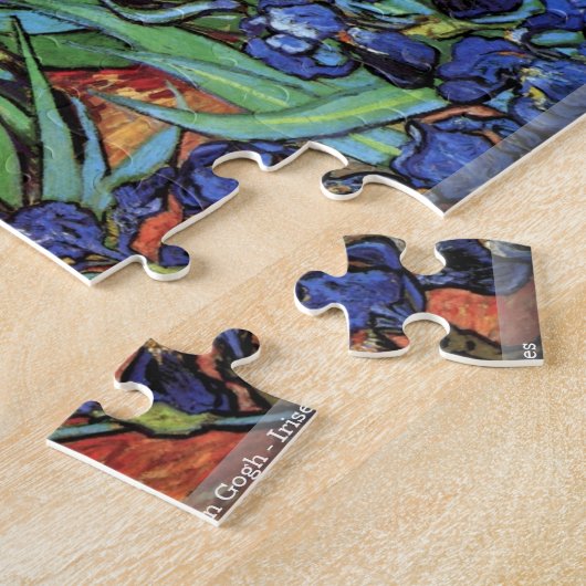 Vincent van Gogh - Irises puzzle Legpuzzel (Zijkant)