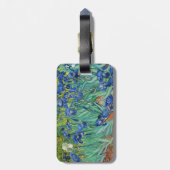 Vincent Van Gogh - Irises - QR-code Bagagelabel (Achterkant verticaal)