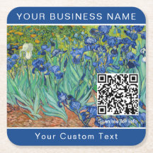 Vincent Van Gogh - Irises - QR-code