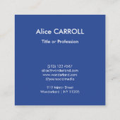 Vincent Van Gogh - Irises - QR-code Vierkante Visitekaartje (Achterkant)