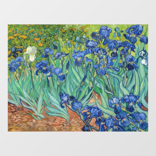 Vincent Van Gogh - Irises Raamsticker (Vel)