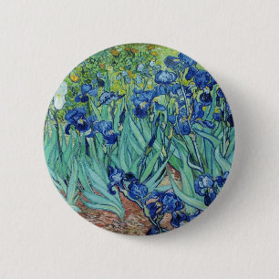 Vincent van Gogh Irises Ronde Button 5,7 Cm