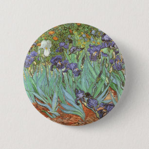 Vincent van Gogh - Irises Ronde Button 5,7 Cm