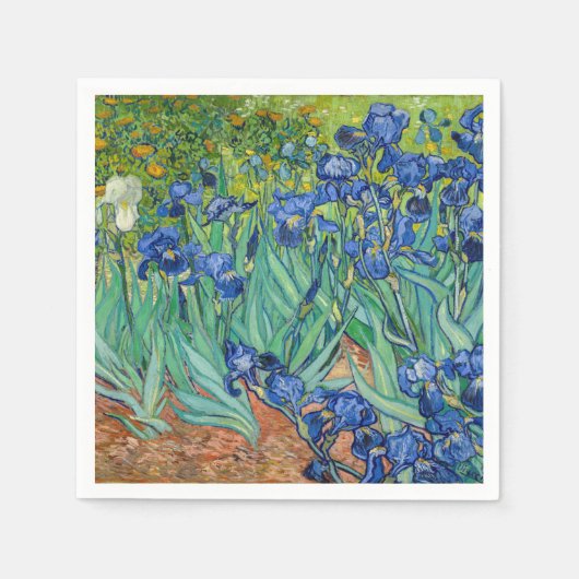 Vincent Van Gogh - Irises Servet (Voorkant)