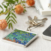 Vincent Van Gogh - Irises Sleutelhanger (Zijkant)