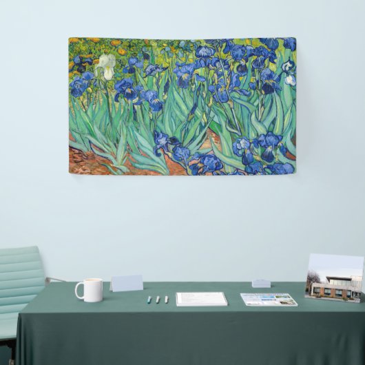 Vincent Van Gogh - Irises Spandoek (Beurs)