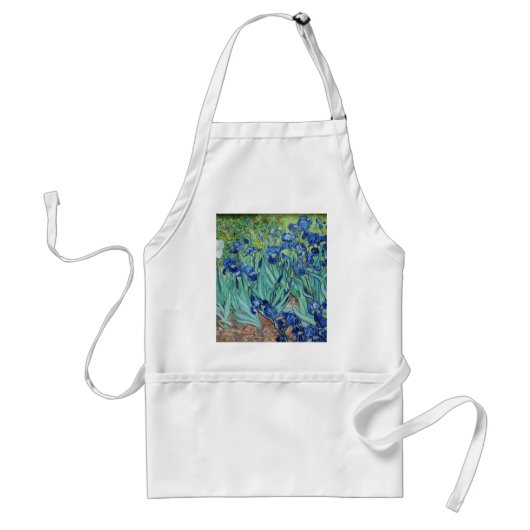 Vincent van Gogh Irises Standaard Schort (Voorkant)