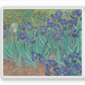 Vincent van Gogh - Irises Sticker (Voorkant)