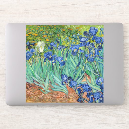 Vincent Van Gogh - Irises Sticker (Computer)