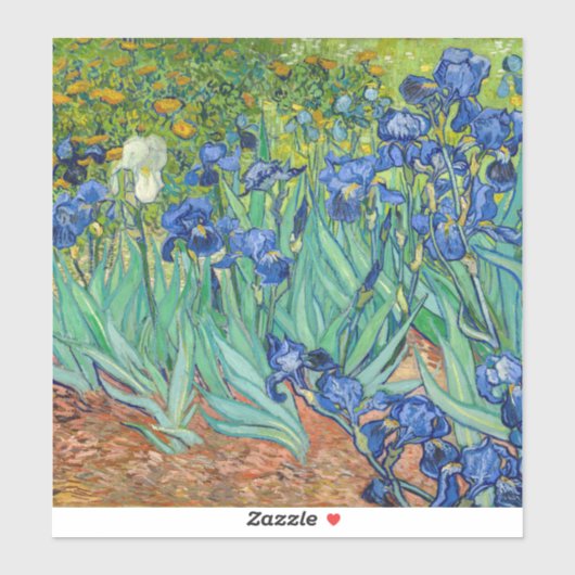 Vincent Van Gogh - Irises Sticker (Vel)