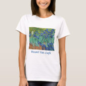 Vincent Van Gogh - Irises T-shirt (Voorkant)