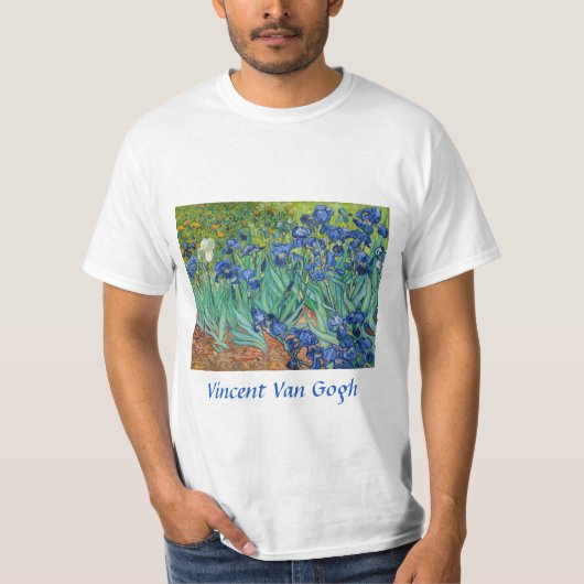 Vincent Van Gogh - Irises T-shirt (Voorkant)