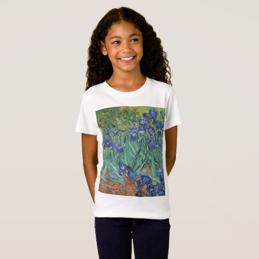 Vincent Van Gogh - Irises T-shirt (Voorkant volledig)
