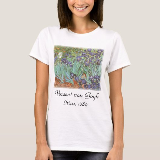 Vincent van Gogh - Irises T-shirt (Voorkant)