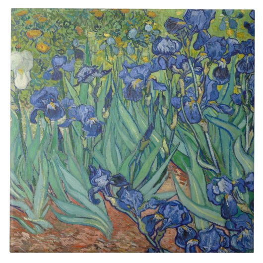 Vincent van Gogh - Irises Tegeltje (Voorkant)