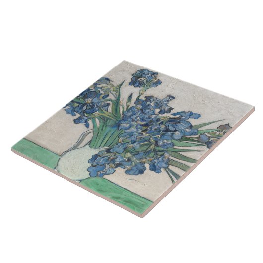 Vincent van Gogh - Irises Tegeltje (Zijkant)