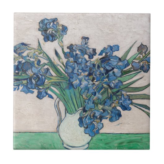 Vincent van Gogh - Irises Tegeltje (Voorkant)