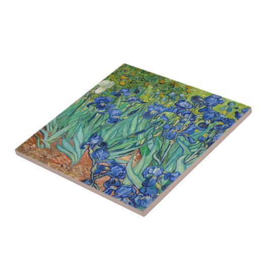 Vincent Van Gogh - Irises Tegeltje (Zijkant)