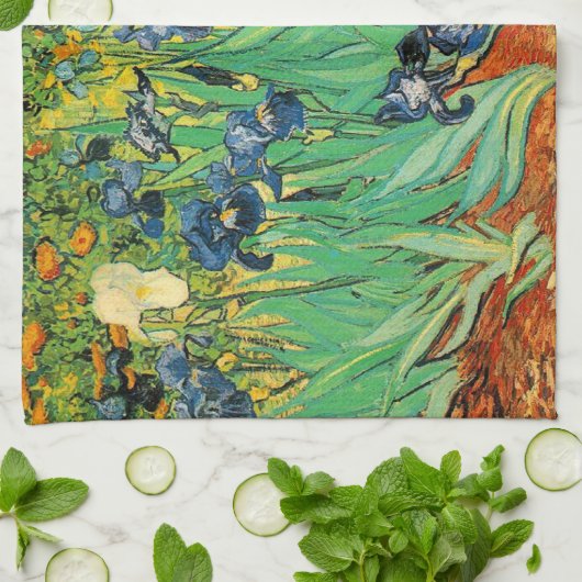 Vincent van Gogh, Irises Theedoek (Gevouwen)