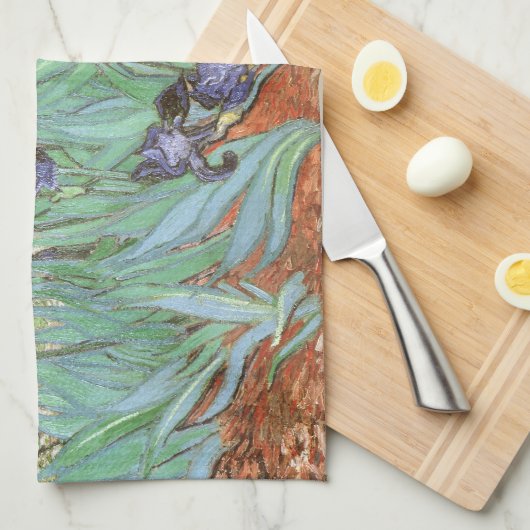 Vincent van Gogh - Irises Theedoek (Quarter Fold)