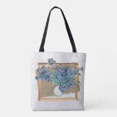 Vincent Van Gogh Irises Tote Bag (Achterkant)