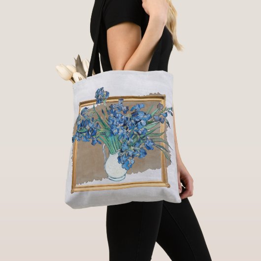 Vincent Van Gogh Irises Tote Bag (Dichtbij)