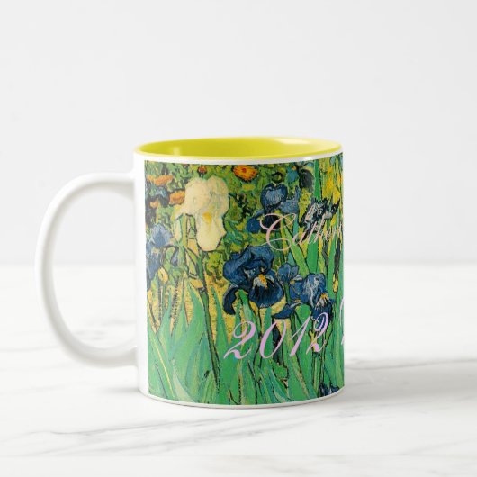 Vincent van Gogh, Irises Tweekleurige Koffiemok (Links)